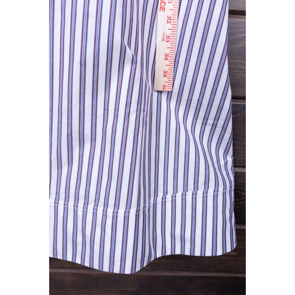 J.Crew Empire Waist Dress Striped Cotton Poplin Midi 12P Large MSRP $168 - Picture 10 of 10